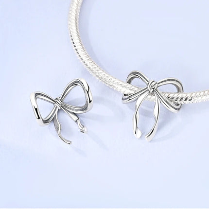 925 Silver Color Star Moon Heart Safety Chain CZ Beads Angle Wing Pendant Fit Bangle Charms Bracelet DIY Women Original Jewelry