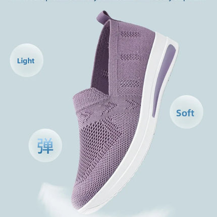 Spring New Women's Sports Shoes, Fashionable, Breathable, Lightweight, Non-slip, Wear-resistant, Casual Sports Shoes, Flat Shoes