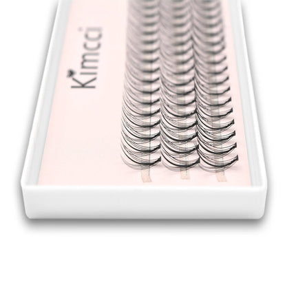 Kimcci Single Ttuft of M Sandwich Eyelash Eextension Grafting False lashes Professional Makeup 60 Clusters Personal Makeup Cilas