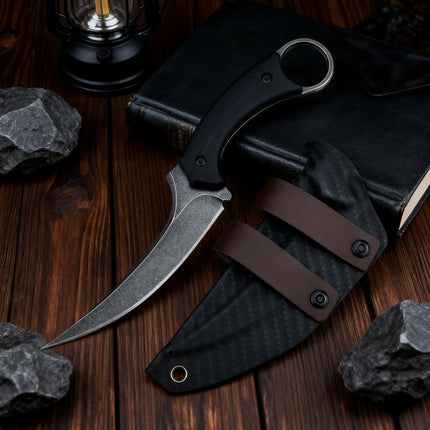 High-quality Lightweight Straight Knife with K Sheath Utility Outdoor Camping Survival Adventure Tactical EDC Tools Collectibles