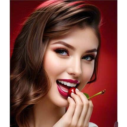 Cherry Juice Fruit Rouge Water 3in1 Cheek Color Eyeshadow Lip Tint Matte Long-lasting Rich Color Liquid Contouring Blush Liquid