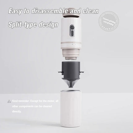 Portable Electric Capsule Grinding Coffee Maker Espresso Coffee Maker Travel and Car  Hand Punch Outdoor Portable Coffee