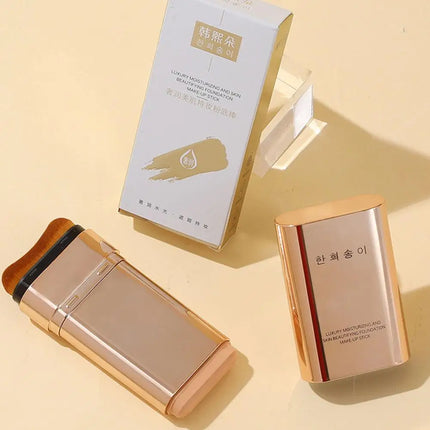 Velvet Matte Foundation Stick Highly Malleable Concealer Contouring Lasting Waterproof Sweatproof High Coverage Foundation Cosme