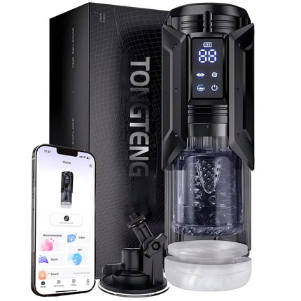 Telescopic Rotation Masturbator Cup Sucking Penis Pump Pocket Pussy Blowjob Sex Toys Stroker Piston Automatic Mastubator for Men