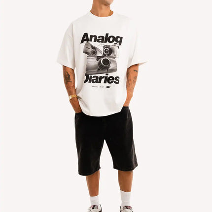 Streetwear Oversized Y2K Unisex New Trend Print Cotton Round Neck Short Sleeve Fashion Casual Loose T-Shirts Fashion Tops