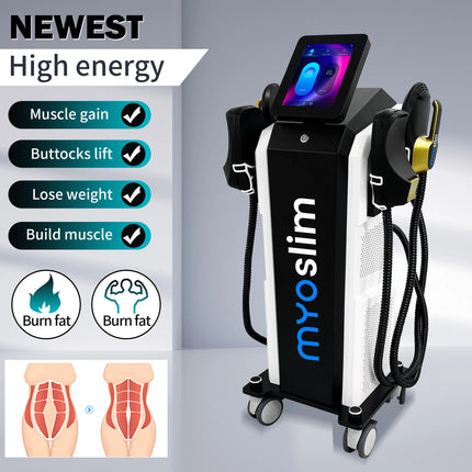 EMS Body Sculpt Machine RF Sculpting Weight Loss Burning Fat Slimming Muscle Equipment Stimulation 6500W HI-EMT MYOslim