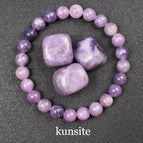 33 kunsite / 21cm-8.3inch / 8mm beads