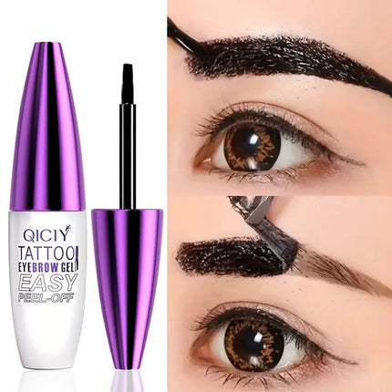 1pc Tear-Off Eyebrow Gel Lasting 3 Days Dyeing Eye Brow Long-Lasting Intense Waterproof Smudge-Proof Gel Make Up Cosmetic Tools