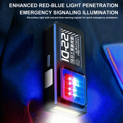 Mini Portable Rechargeable LED Torch Light, Waterproof Outdoor Work Pocket Flashlight with Clip Magnet Compact LED Flashlight