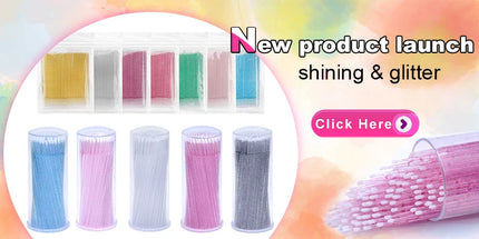 Kekelala 100PCS/Bottle Eyelash Extension Cleaning Swabs Lash Lift Glue Remover Applicators Microblade Makeup Micro Brushes Tool