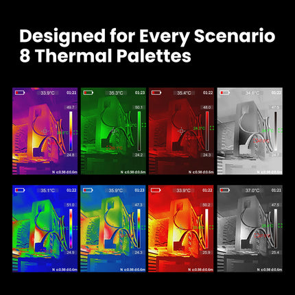 MILESEEY TR256E /B Upgraded Thermal Imager 320x240 Thermal Imaging Camera with Video Recording For Repair, PCB, Termite Detectio