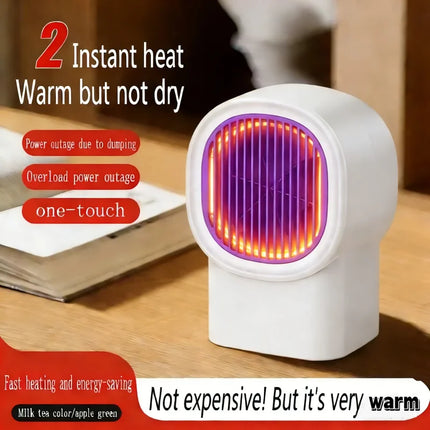 Household Heater EU/US Portable Energy-saving Desktop Heater High-power Office Dormitory Study Electric Heater Fast Heating 2026