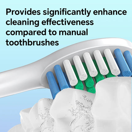 4/8/12/20x Compatible with Philips Sonicare Electric Toothbrush Snap-on Replacement Brush Heads, for 4100/1100/5300/6100/5900