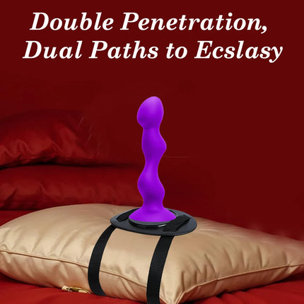 Adjustable Strong Suction Cup Dildo Mount Strap-On Harness Sex Saddle for Chair Swing Pillow Sofa-Strong Suction Dildo Holder18+