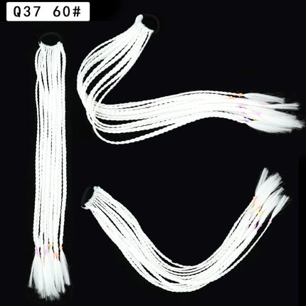 Wholesale European And American Dirty Braids Ponytail For Women Colorful Chemical Fiber Ethnic Style Rubber Band Small Braids