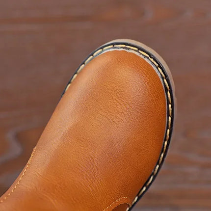 New Kids Fashion Boots for Boys Girls Toddlers Big Children Ankle Boots with Zipper Warm Thick Plush Autumn Winter Chelsea Boots