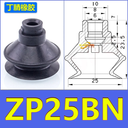 AFR Brand Mechanical Arm Industrial Pneumatic Parts Vacuum Suction Cup ZP Series ZP-06BS/BN ZP-08BS/BN ZP-10BS/BN ZP-13BS/BN
