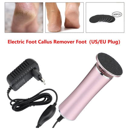 Electric Foot Callus Remover Machine Professional Pedicure Tool For Dead Skin And Heels Cuticle Removal 60 Replacement Sandpaper