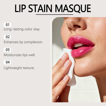 Matte Tear off Lip Gloss Peel off Lip Stain Reveal Long Lasting Waterproof Hydrating Tinted Natural Lip Gloss Makeup 3 Colors