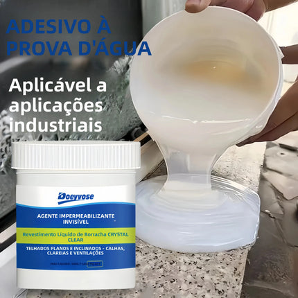 500g/300g/100g Invisible Transparent Waterproof Sealant Anti-Leak Repair Glue With Brush For Roof Bathroom