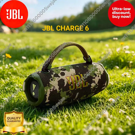 JBL Charge 6 Portable Speaker Pro Sound with AI Boost 28H PlaytimeIP68 Waterproof  Drop-proof Powerbank Function for Outdoor