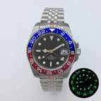 Red GMT hand style 6 / NH34 solid back