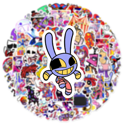 10/30/60pcs The Amazing Digital Circus Anime Stickers Waterproof Graffiti Skateboard Notebook Phone Cute Decoration Decals Toys
