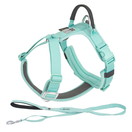 SMALL COMBINATION Large Dog Collar Harness and Leash Sets No-Pull Reflective Medium Dog Chest Vest Pet German Shepherd Training