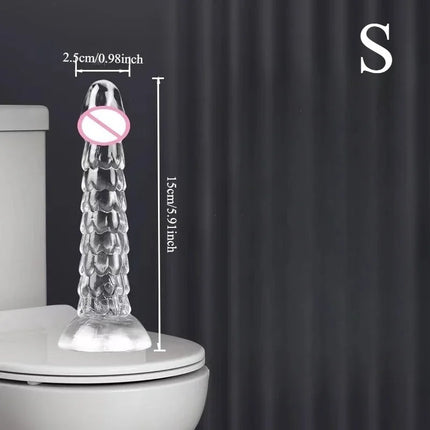 23cm Dragon Dildo Suction Cup Anal Plug Whip Buttplug Anus Dilator Female Vaginal Masturbator Butt Plug Sex Toys For Women Men