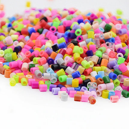 DIY Plastic 5mm Perler Hama Beads Fuse Beads Toys Eco-friendly Material Pegboard Iron Pixel Puzzle Birthday Gift for Boys Girls