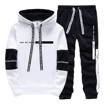 2026 New in Men's Set Hoodie&sweatpants Autumn Daily Casual Fashion Hooded Sportswear Male Home Outdoor Comfort Soft Jogger Suit