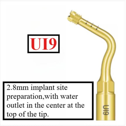 Finer 1pcs Dental Piezosurgery Tip Bone Surgery Tip Ultrasonic Bone Cutter Exelcymosis Dental Surgery Tip Fit Mectron Woodpecker