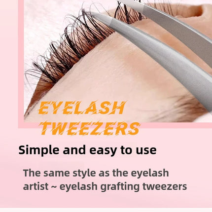 High Precision Eyelash Tweezers Beauty Eyelash Professional Grafting Eyelash High-Precision Flowering Tweezers