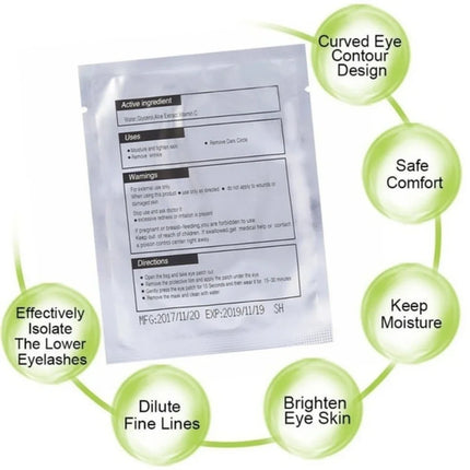 50pairs eye patches eyelash extension under eyelashes fake lashes stickers lash extension supplies patches for building eyelid