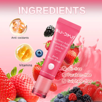 Liquid Lip Gel Mask Reduce Lip Moisturizing Lip Glow Blam Line Remove Dead Skin Peach Grape Lip Gloss Lips Care Product 10g