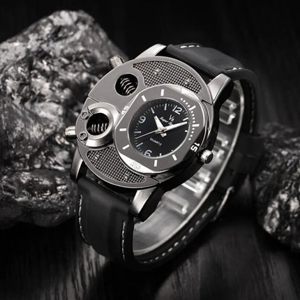 Men's Watch, Leisure Sports V8 Quartz Watch, Trendy Fashion Silicone Watch Classic Analog Display Wristwatch for Casual