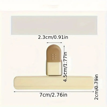 2/6 Pcs Creative Snack Sealing Clip Food Preservation And Moisture-Proof Sealing Clip Multifunctional Office Long Tail Clip