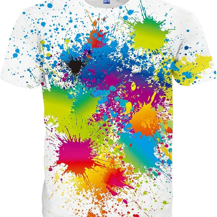 Mens Women Shirts 3D Printed T-Shirt Unisex Casual Short Sleeve Tops Tees for Adult