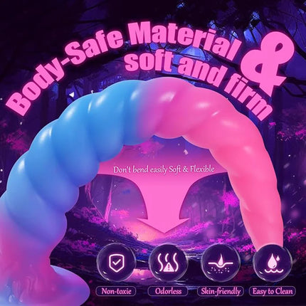 Luminous Anal Sex Toys Long Anal Plug Dildos Huge Butt Plugs for Women Men G Spot Prostate Massager Gay Anus Dilator Masturbator