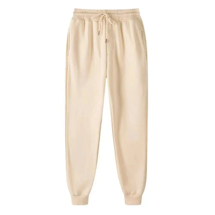 2026 Men's New Casual Sports Pants Fashion Solid Color Loose Pants Street Wear Autumn/Winter Slow Running Fitness Pants