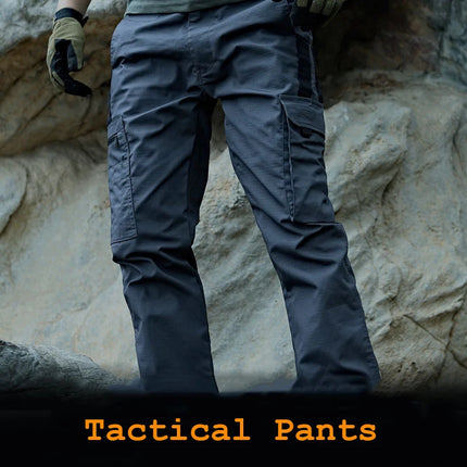 New Tactical Work Pants Men Outdoor Cargo Trousers Multi-pocket Waterproof Pant Autumn Spring Outdoor Workwear Hiking Trousers