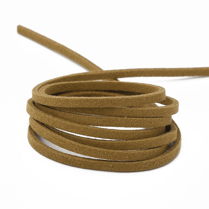 3mm Faux Suede Braided Cord Korean Velvet Leather For Handmade DIY Beading Bracelet Jewelry Making Thread String Rope 1m/4m/roll