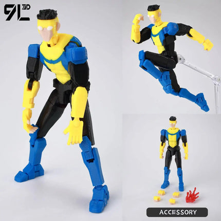 3D Printe Dummy13 T13 Unschlagbarer Mark Grayson  Mark Grayson Actionfigur Anime Sammlermodell Spielzeug für Kinder Geschenk