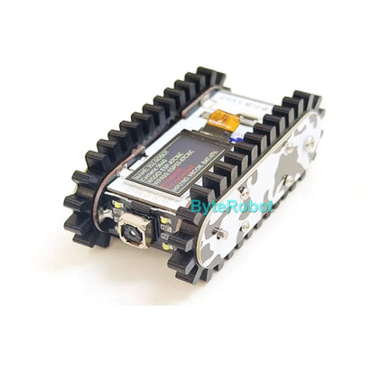 Mini Car Metal Tank Chassis Scout Trolley Tank for ESP32 Vscode Programmable Robot App/Handle Control ESP32-S3 Tractor Crawler