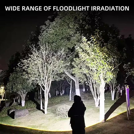 Powerful LED Flashlight Rechargeable USB Built-in Lithium Battery Waterproof Zoom Fishing Hunting Camping Tactical Flashlight