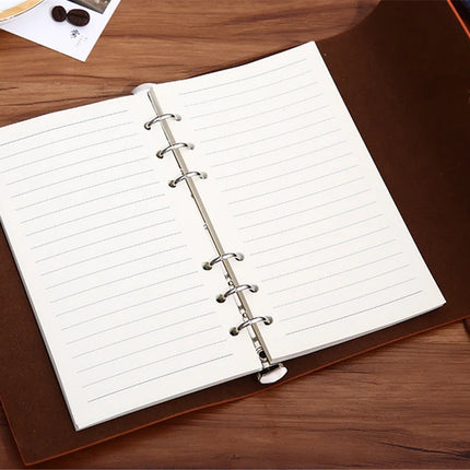 45 Sheets A5 A6 A7 Loose Leaf Notebook Refill Spiral Binder Inner Page Line Blank craft  Grid Inside Paper Stationery