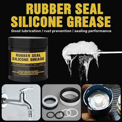 50/100g Waterproof Silicone Lubricant Grease Car Rubber Seal O-Rings Conditioner Repair Maintenance Lithium Grease Tools