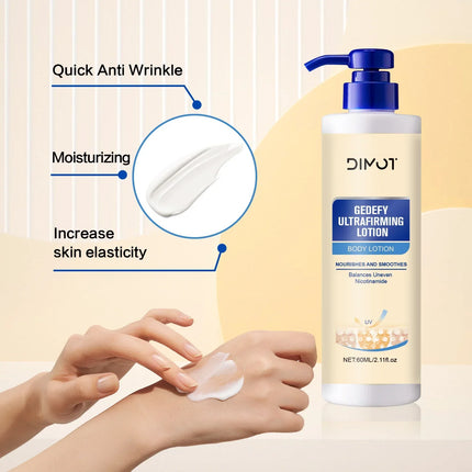 Ultra Firming Body Lotion 60ml Tighten Nourish Skin Boost Elasticity Niacinamide Hyaluronic Acid Shea Butter Body Lotion