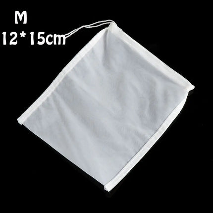 1PC 200mesh Reusable Food Special Cooking Colander Cheese cloth Nut Milk Bag Nylon Fine Mesh Coffee Filter