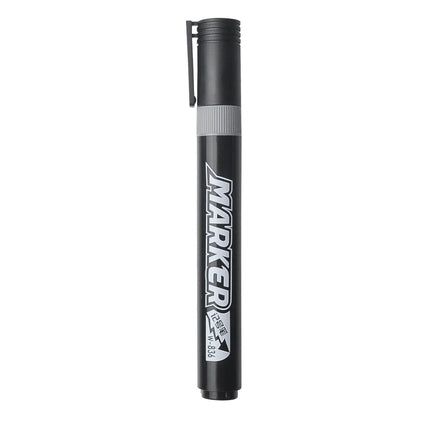 WQN-3/6/12PCS Oil-Based Marker Waterproof Quick Dry Black Ink Metallic Glass Painting DIY School and Office Stationery Supplies